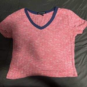 Pink Crop Top